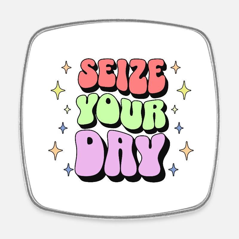 Affirmation positive - Magnet carré - blanc