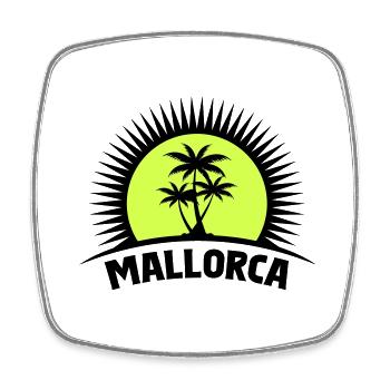 mallorca - Viereckiger Kühlschrankmagnet - Weiß - Vorne