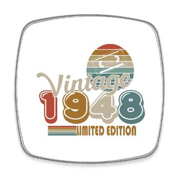 1948 - Square fridge magnet - white - Front