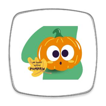 my sweet little pumpkin - Viereckiger Kühlschrankmagnet - Weiß - Vorne