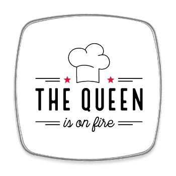 Christmas Gifts for Women - Square fridge magnet - white - Front