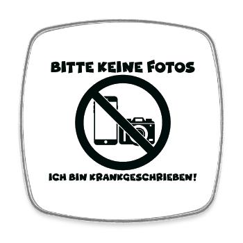 Funny Saying Funny Humor Gift Idea - Square fridge magnet - white - Front
