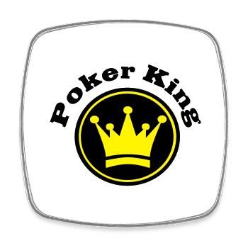 2541614 11116861 poker - Magnet carré - blanc - Devant