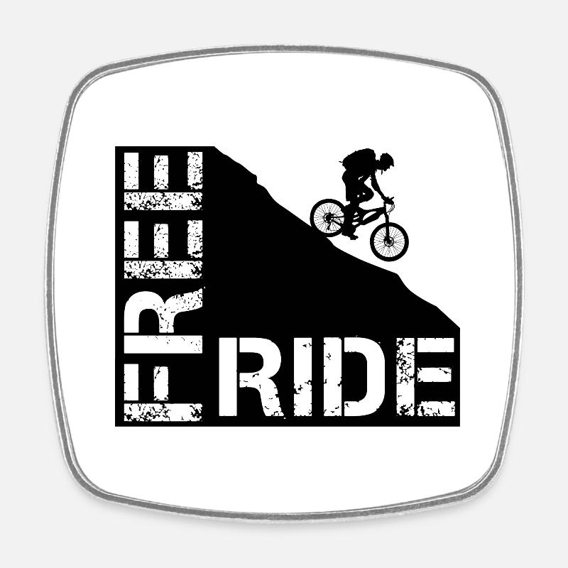 Freeride - Magnet carré - blanc