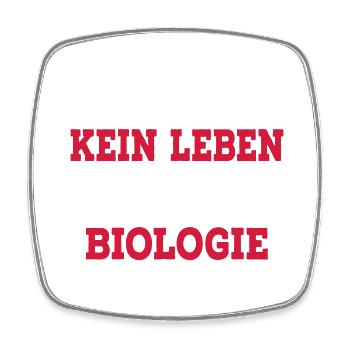 Biologie - Viereckiger Kühlschrankmagnet - Weiß - Vorne