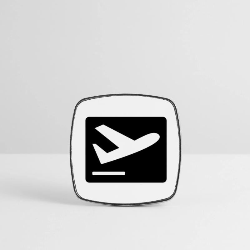 Flyet starter Firkantet køleskabsmagnet