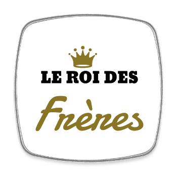 Frère / Frere / Bébé / Frérot / Naissance / Enfant - Magnet carré - blanc - Devant