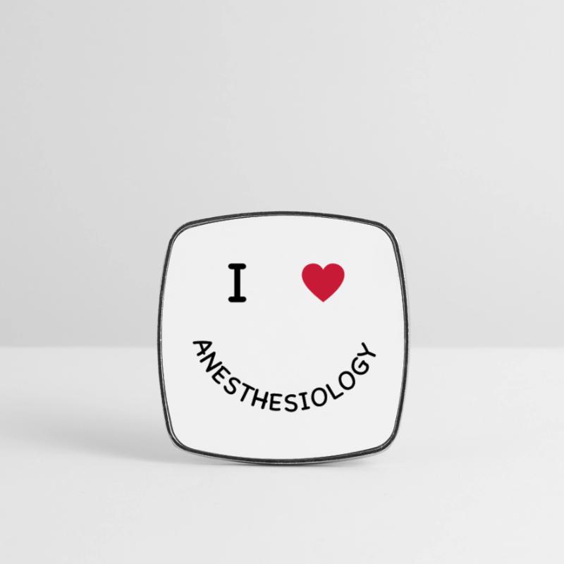 anesthesia Square fridge magnet