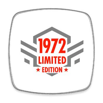 1972 Édition limitée AT - Magnet carré - blanc - Devant