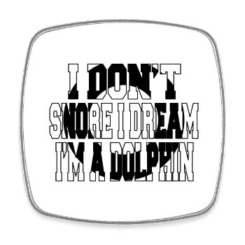 funny sayings swim swimming funny swimming love - Viereckiger Kühlschrankmagnet - Weiß - Vorne