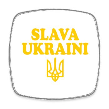 Ukraine - Magnet carré - blanc - Devant