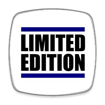Limited Edition - Square fridge magnet - white - Front