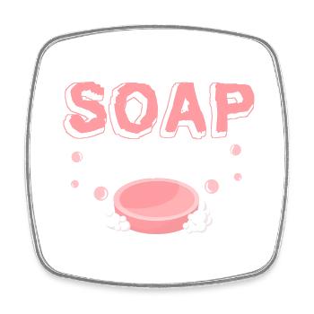 Soap Dealer Soapmaking Soapmaker - Viereckiger Kühlschrankmagnet - Weiß - Vorne