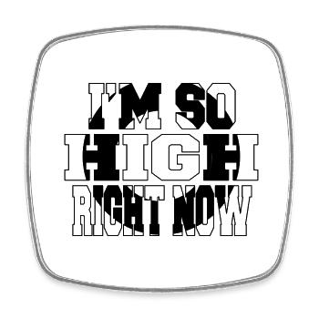 Astronomy Bday Birthday Gift Astronomy Tshirt - Square fridge magnet - white - Front