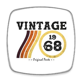 Classic Vintage 1968 - Edition Limitée Retro 56 - Magnet carré - blanc - Devant