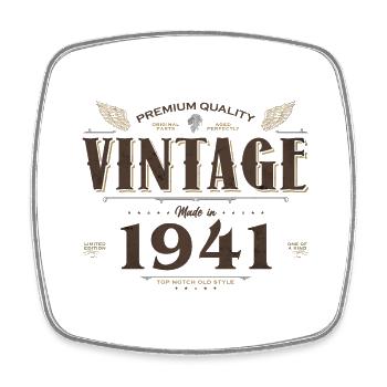 83 ans vintage 1941 édition limitée 83ème - Magnet carré - blanc - Devant