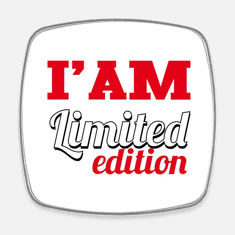 LIMITED EDITION - Square fridge magnet - white