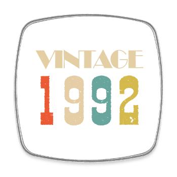 1955 Vintage Édition limitée Cadeau - Magnet carré - blanc - Devant