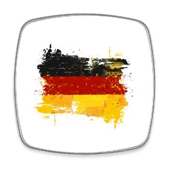 Germany Flag German Flag Used Look Homeland - Square fridge magnet - white - Front