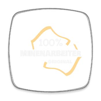 Occupation: Miner - Square fridge magnet - white - Front