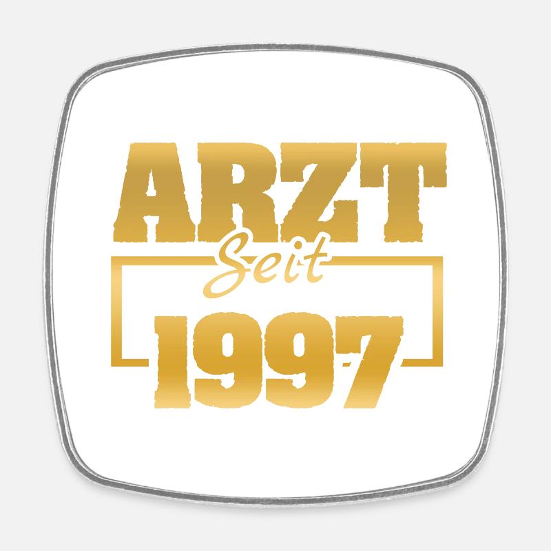 Beruf 1997 - Viereckiger Kühlschrankmagnet - Weiß