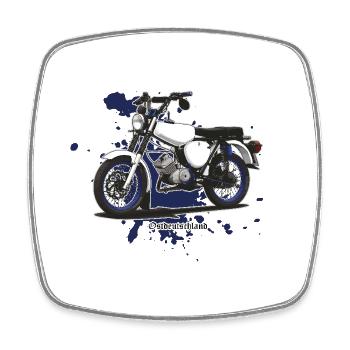 S51 (blanc) // Illustration - Magnet carré - blanc - Devant