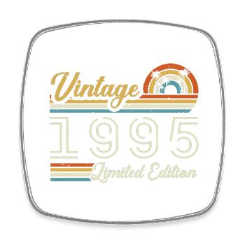 Anniversaire 30 Ans | Millésime 1995 Cadeau 1995 - Magnet carré - blanc - Devant