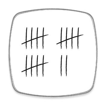17th Birthday Party Funny 17 Years Old Birthday - Square fridge magnet - white - Front