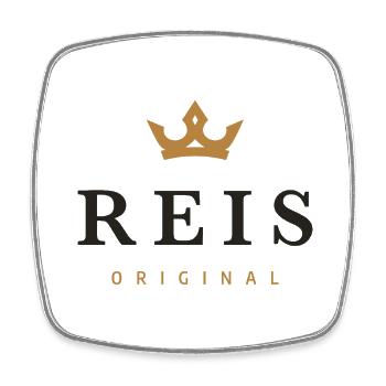 Logo original de la famille Rice - Magnet carré - blanc - Devant