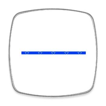 carpenter plumber woodcutter geek funny - Square fridge magnet - white - Front