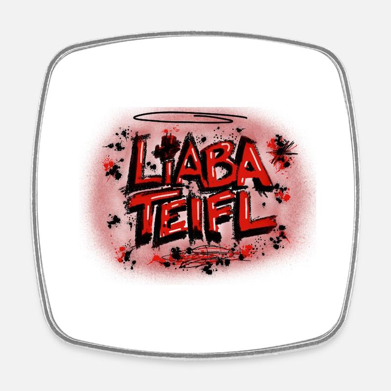 Liaba Teifl 2022-1 - Square fridge magnet - white