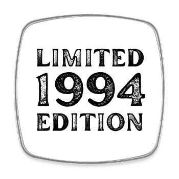 1994 LIMITED EDITION ANNIVERSAIRE METAL FER GRIS - Magnet carré - blanc - Devant