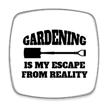 Garden Orchard Gardener Hobby Gardener Gift - Square fridge magnet - white - Front