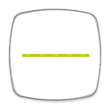 aaron carpenter tshirts statement present idea - Square fridge magnet - white - Front