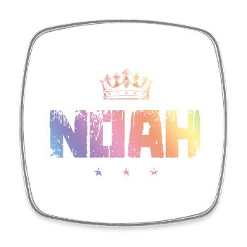Noah - Square fridge magnet - white - Front