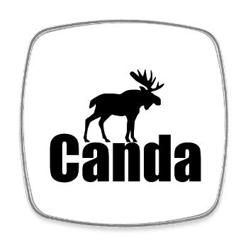 Canada - Magnet carré - blanc - Devant