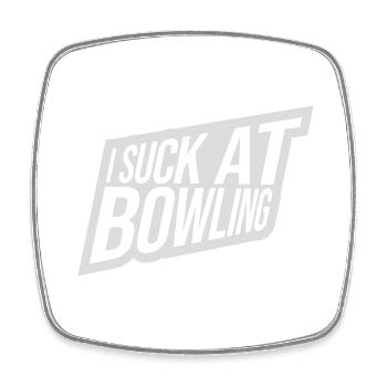 Je suis nul au bowling - Magnet carré - blanc - Devant