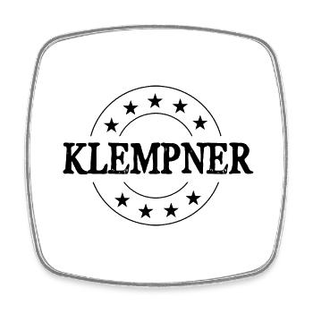 Klempner Beruf - Viereckiger Kühlschrankmagnet - Weiß - Vorne