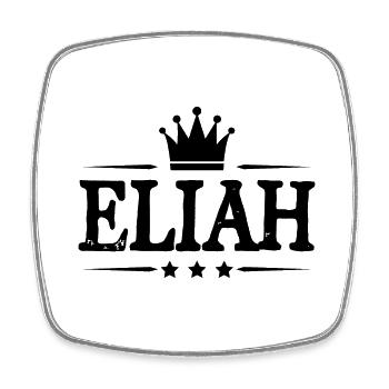Eliah - Square fridge magnet - white - Front