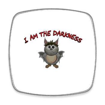 Tribas die kleine Fledermaus (I am the Darkness) - Viereckiger Kühlschrankmagnet - Weiß - Vorne