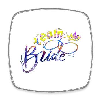 Bride bride wedding stag party bridesmaid party stag party - Square fridge magnet - white - Front