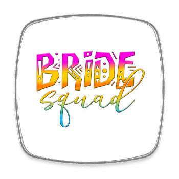 Bride bride wedding stag party bridesmaid party stag party - Square fridge magnet - white - Front