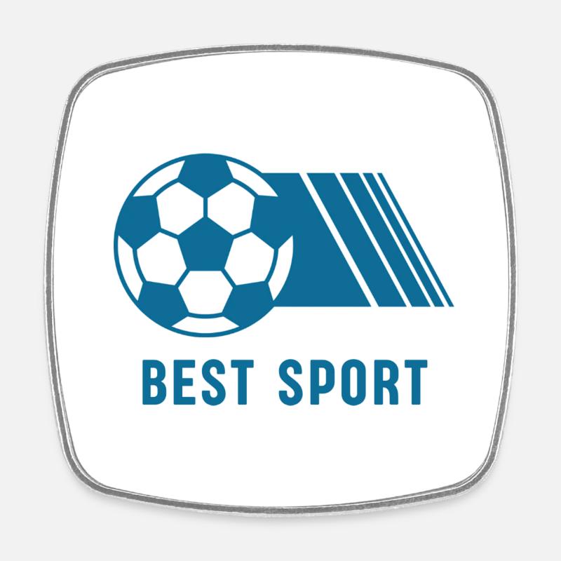 Best sport - Square fridge magnet - white