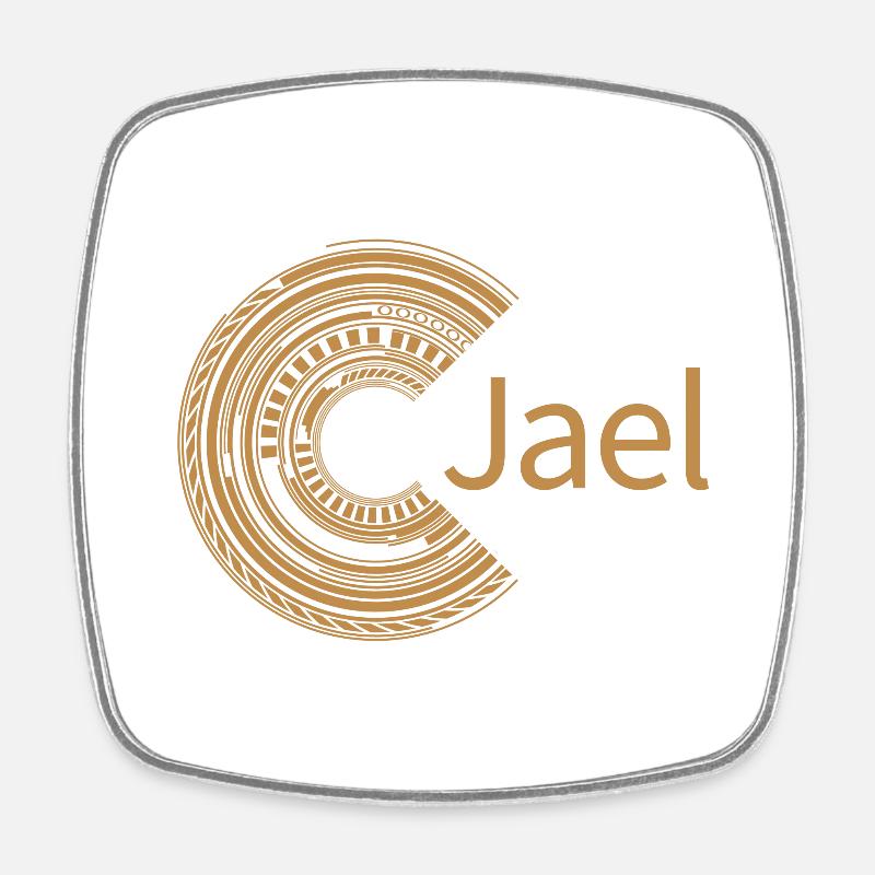 Für Jael - Viereckiger Kühlschrankmagnet - Weiß
