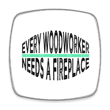 Carpenter Baby and Toddler Shirts Statement - Square fridge magnet - white - Front