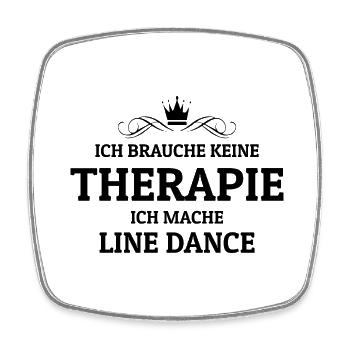 Dancing Dance Music - Viereckiger Kühlschrankmagnet - Weiß - Vorne