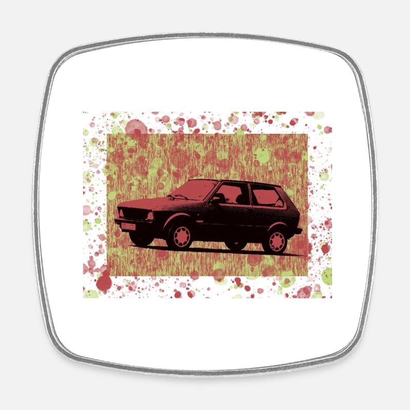 Yugo 45 Spritzer - Magnet carré - blanc