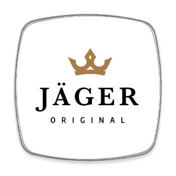 Hunter - Square fridge magnet - white - Front