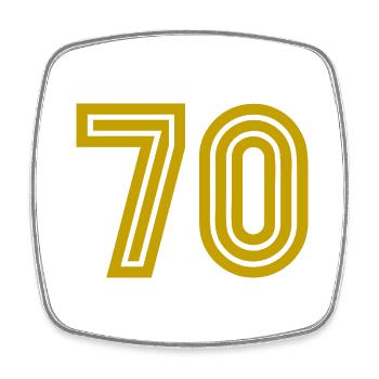 ANNIVERSARY. HAPPY BIRTHDAY. HAPPY BIRTHDAY. - Square fridge magnet - white - Front