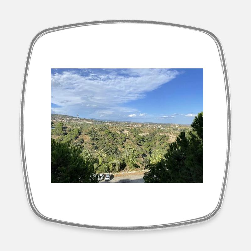 IMG 9605 - Square fridge magnet - white
